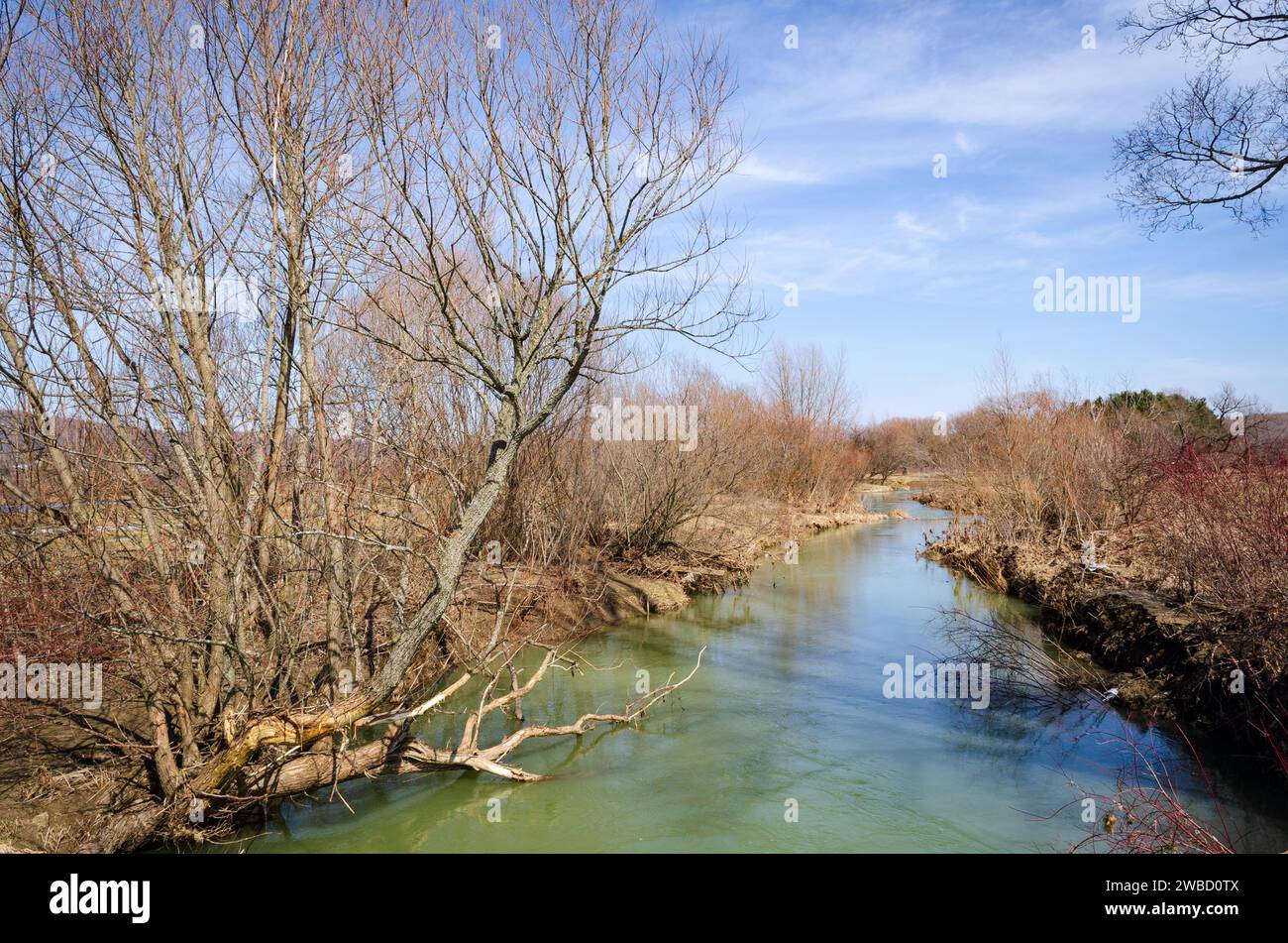 Conewango Creek in Sugar Grove, Pennsylvania, USA Stock Photo Alamy