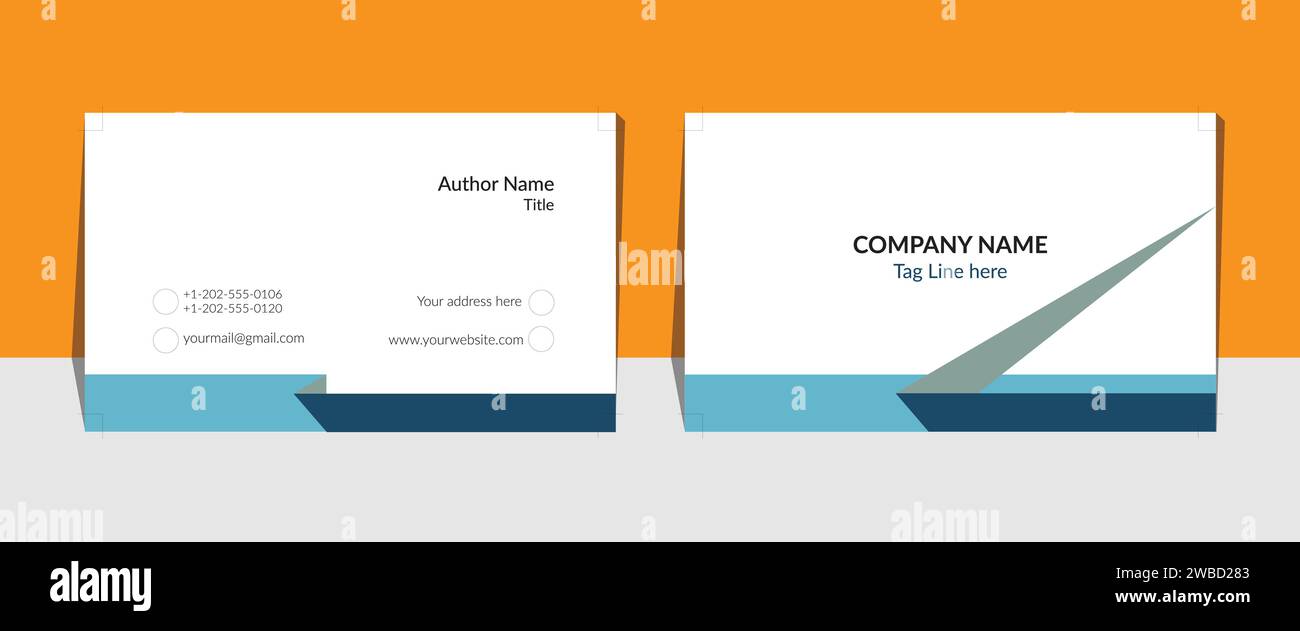 Luxury Business Card Design Stock Vector