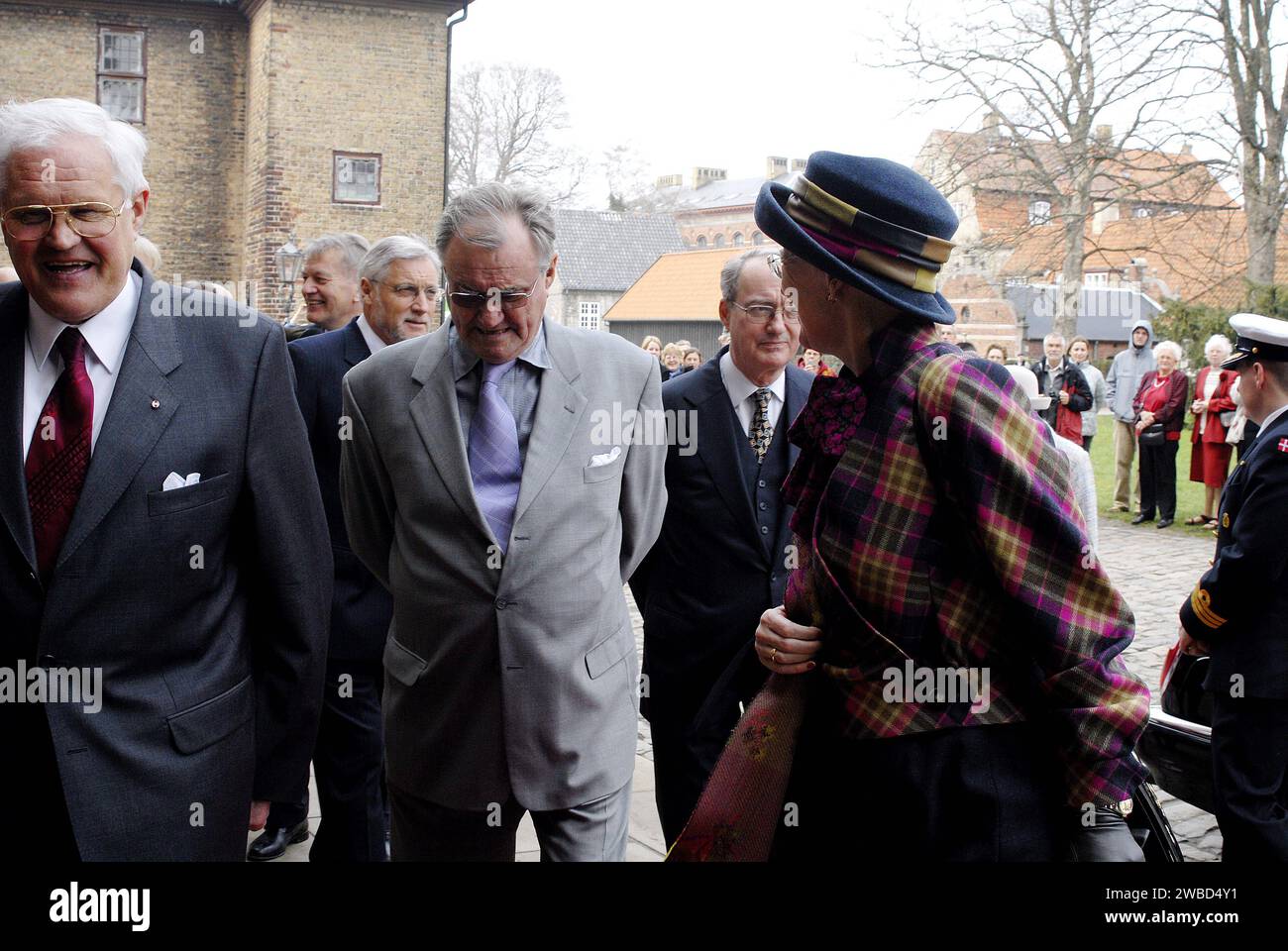 HM the Queen Margrethe II and prince Henrik arrive at Special exhibtion ...