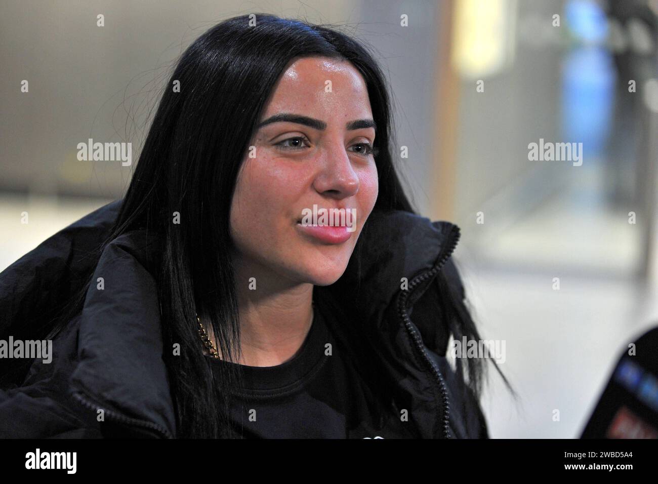 RTL Dschungelcamp 2025. Leyla Lahouar anläßlich der Abreise der