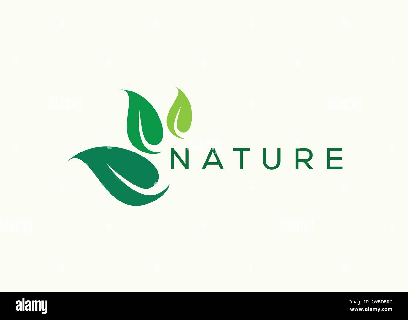 Green leaf logo design vector template. Nature Growth Leaf vector logo ...