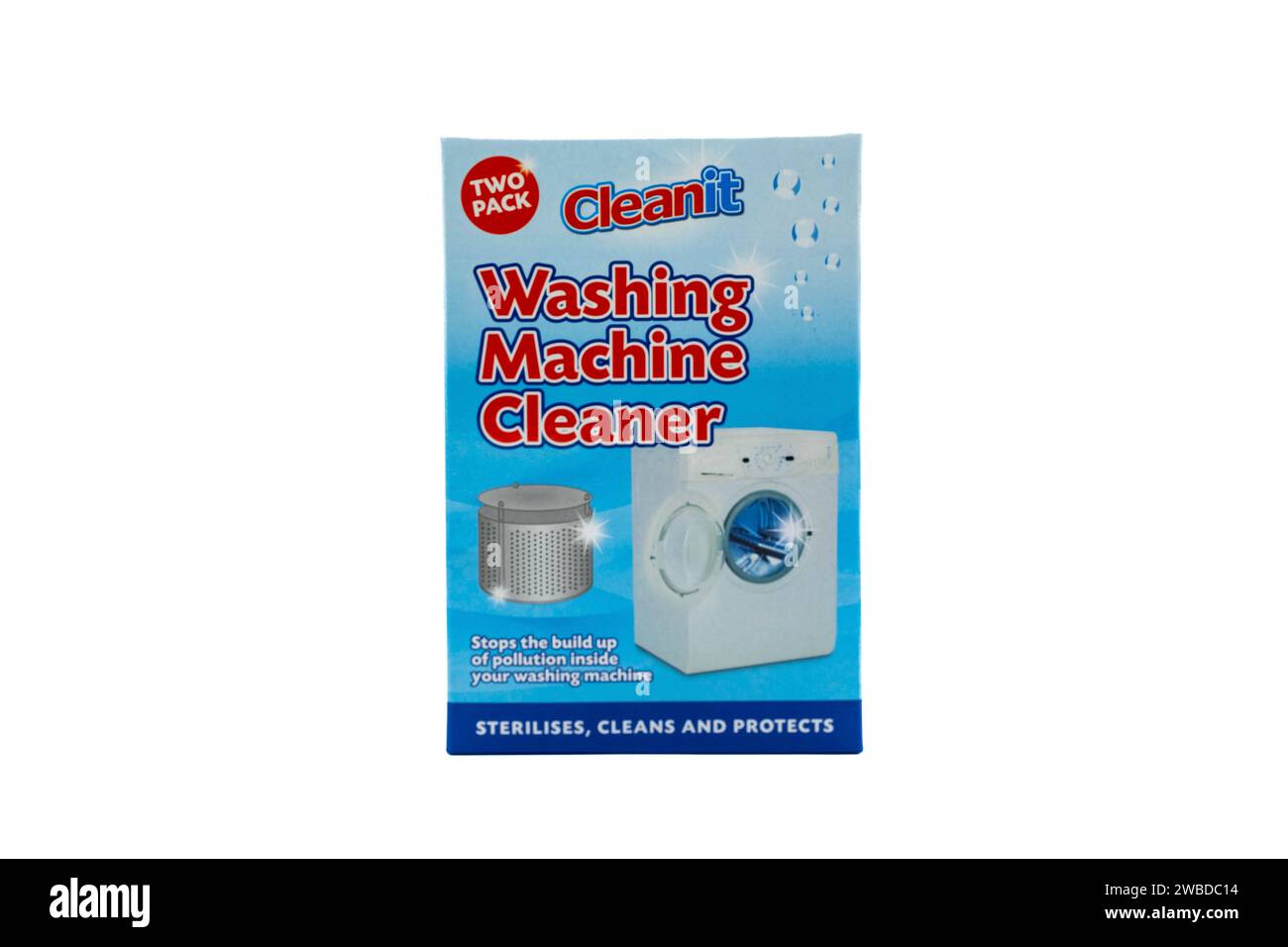 Irvine, Scotland, UKJuly 21, 2023 Cleanit branded washing machine