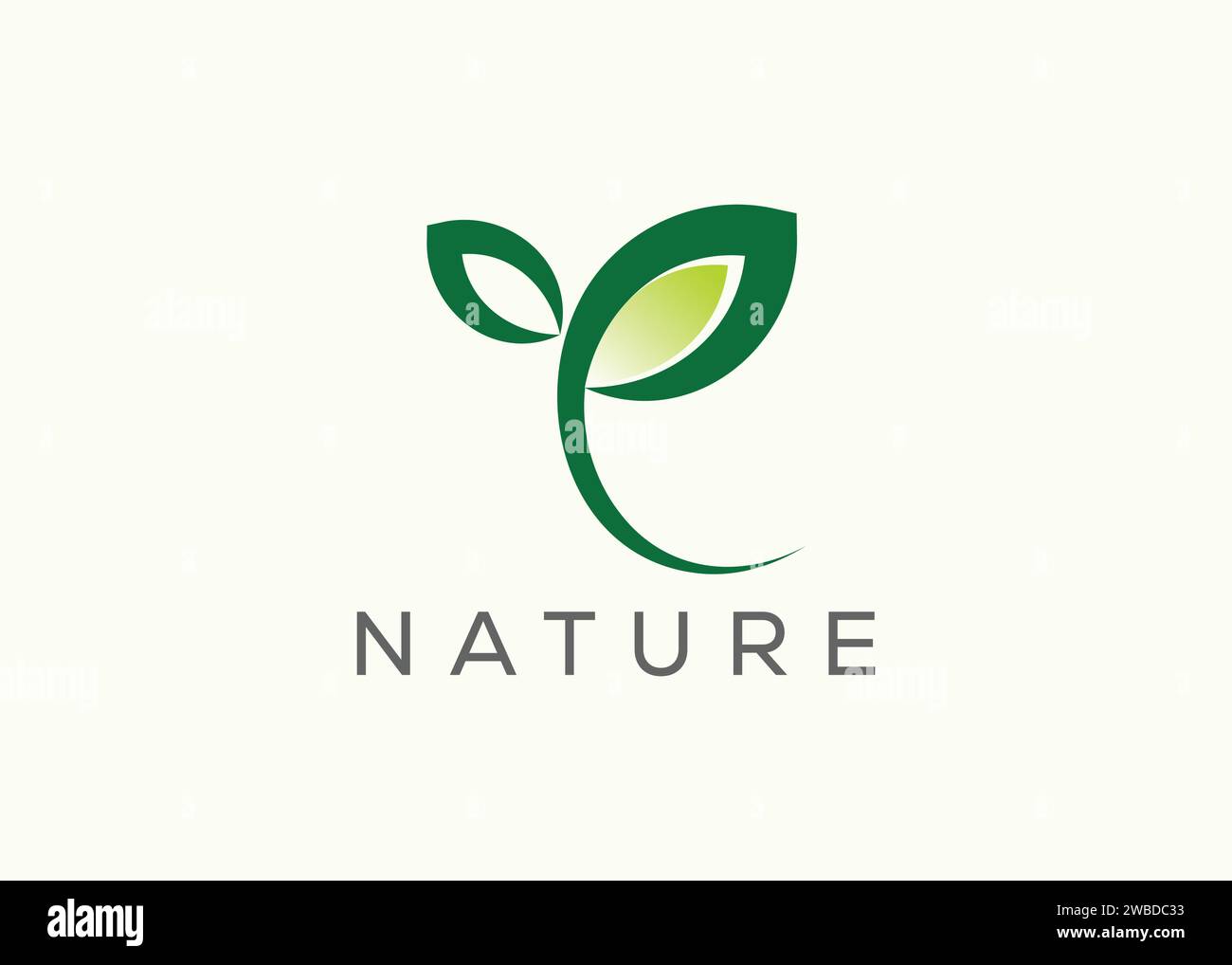 Green leaf logo design vector template. Nature Growth Leaf vector logo ...