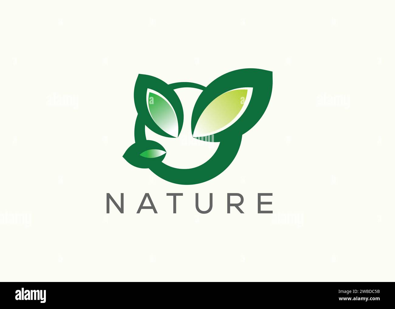 Green leaf logo design vector template. Nature Growth Leaf vector logo ...