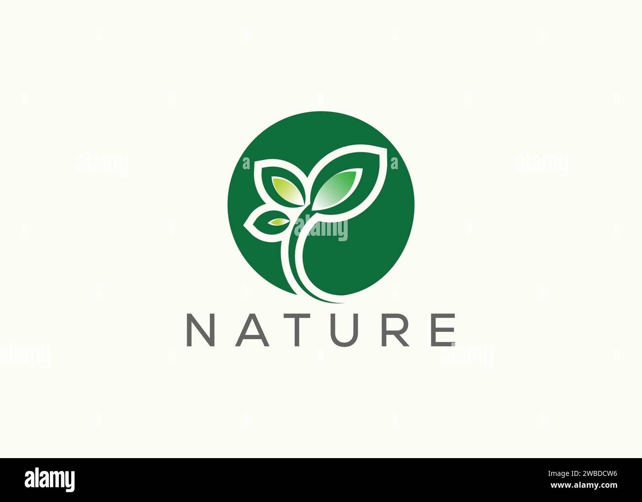 Green leaf logo design vector template. Nature Growth Leaf vector logo ...