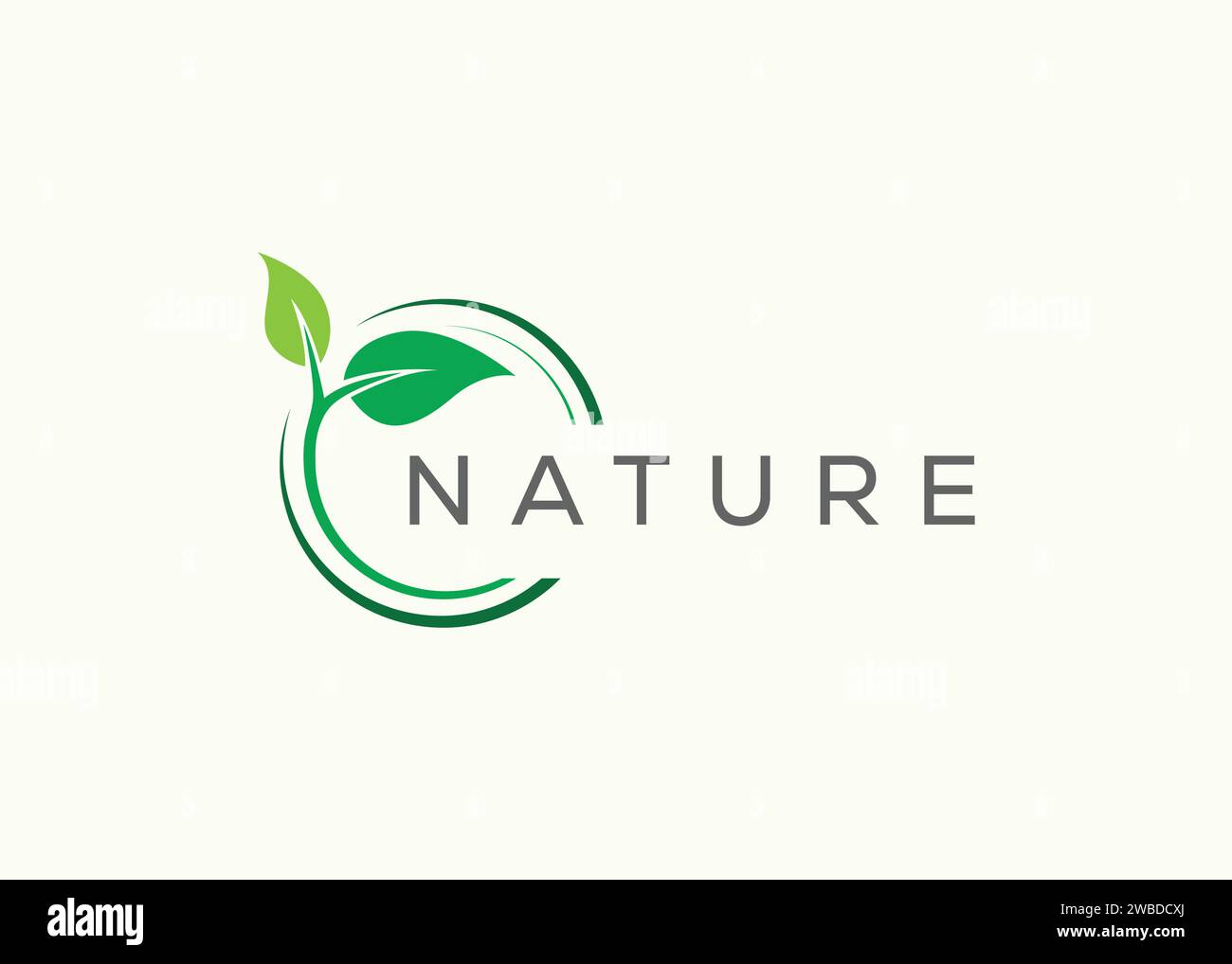 Green leaf logo design vector template. Nature Growth Leaf vector logo ...