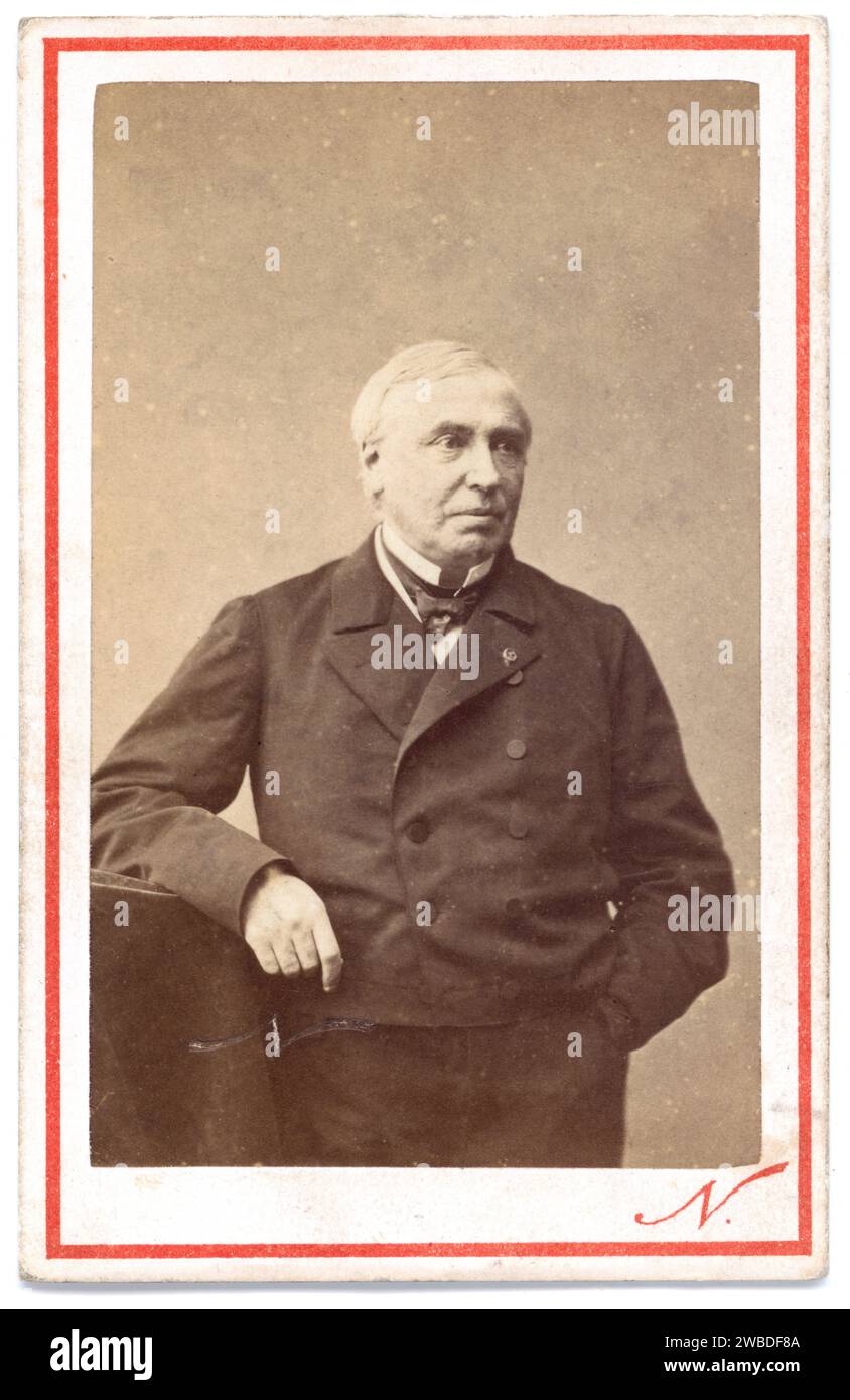 CDV of Dr Auguste Nélaton Stock Photo