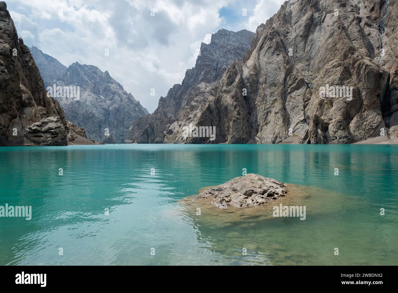 Kirguistan landscape Stock Photo