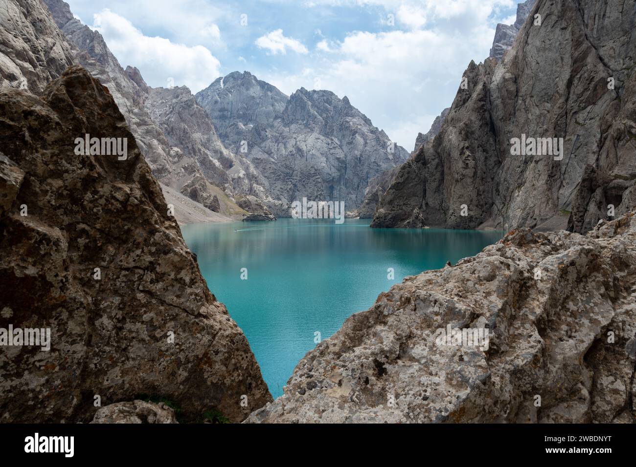 Kirguistan landscape Stock Photo
