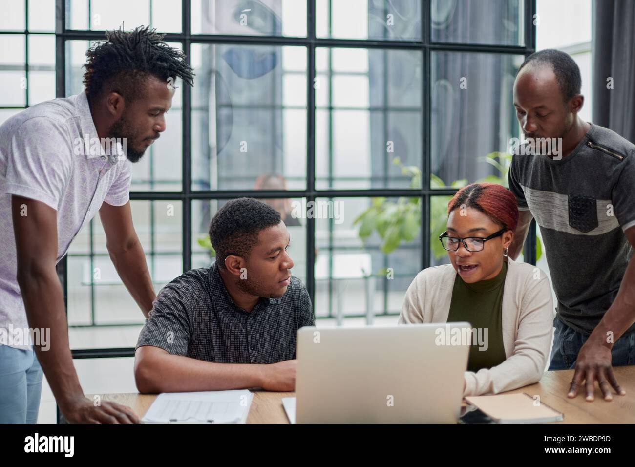 Meeting with clients hi-res stock photography and images - Alamy