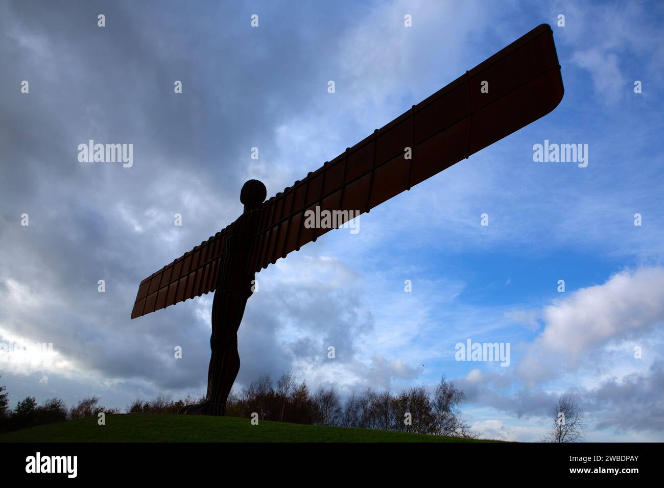 The Angel of the North in Gateshead, tyne and Wear where people have ...