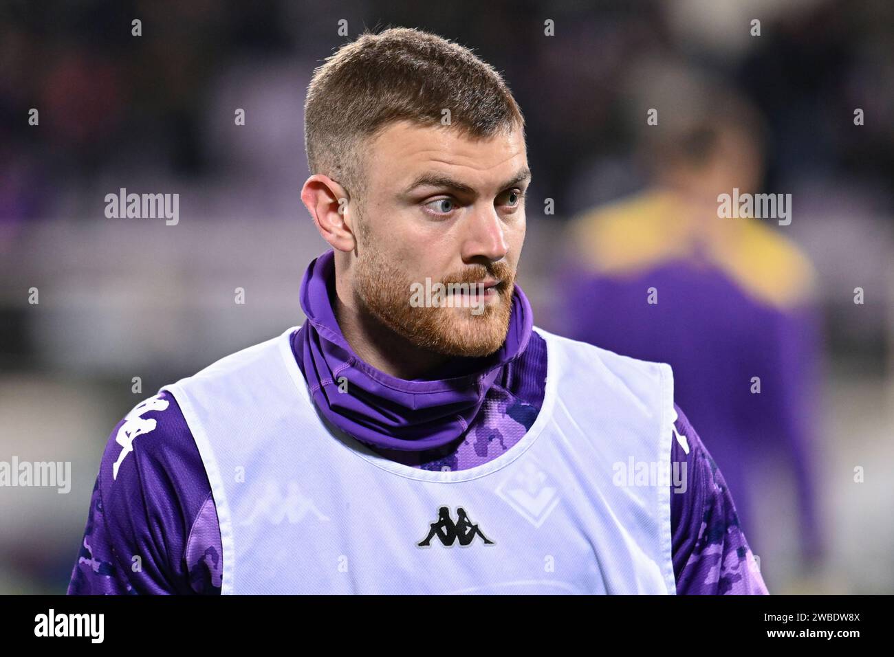 Florence, Italy. 09th Jan, 2024. ACF Fiorentina's forward Lucas Beltran