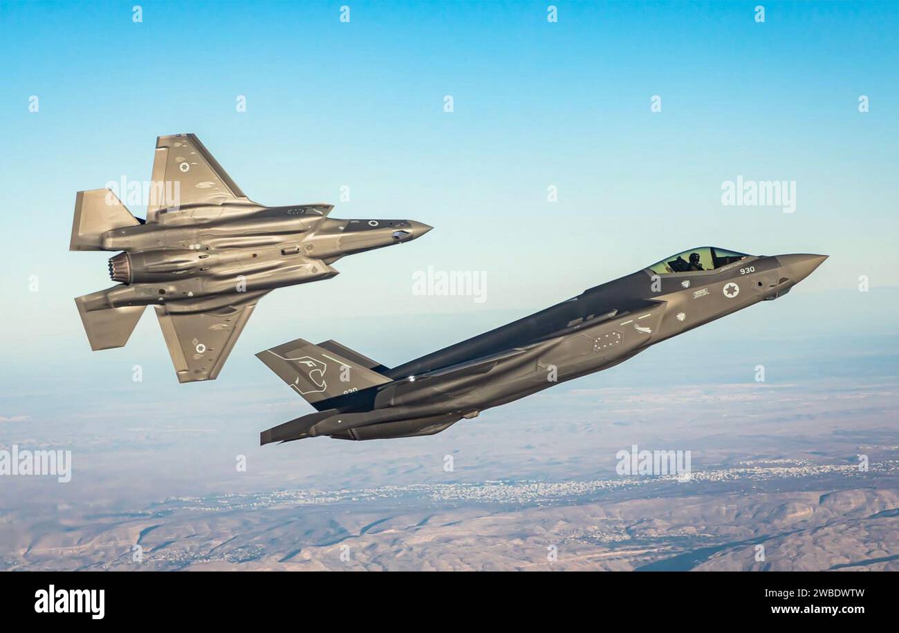 F-35 fighter jets of the Israeli Air Force  squadron The Southern Lions in 2020. Photo: IDF Stock Photo