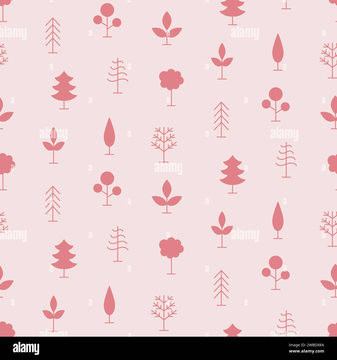 Seamless nordic natural pattern Stock Vector Images - Alamy