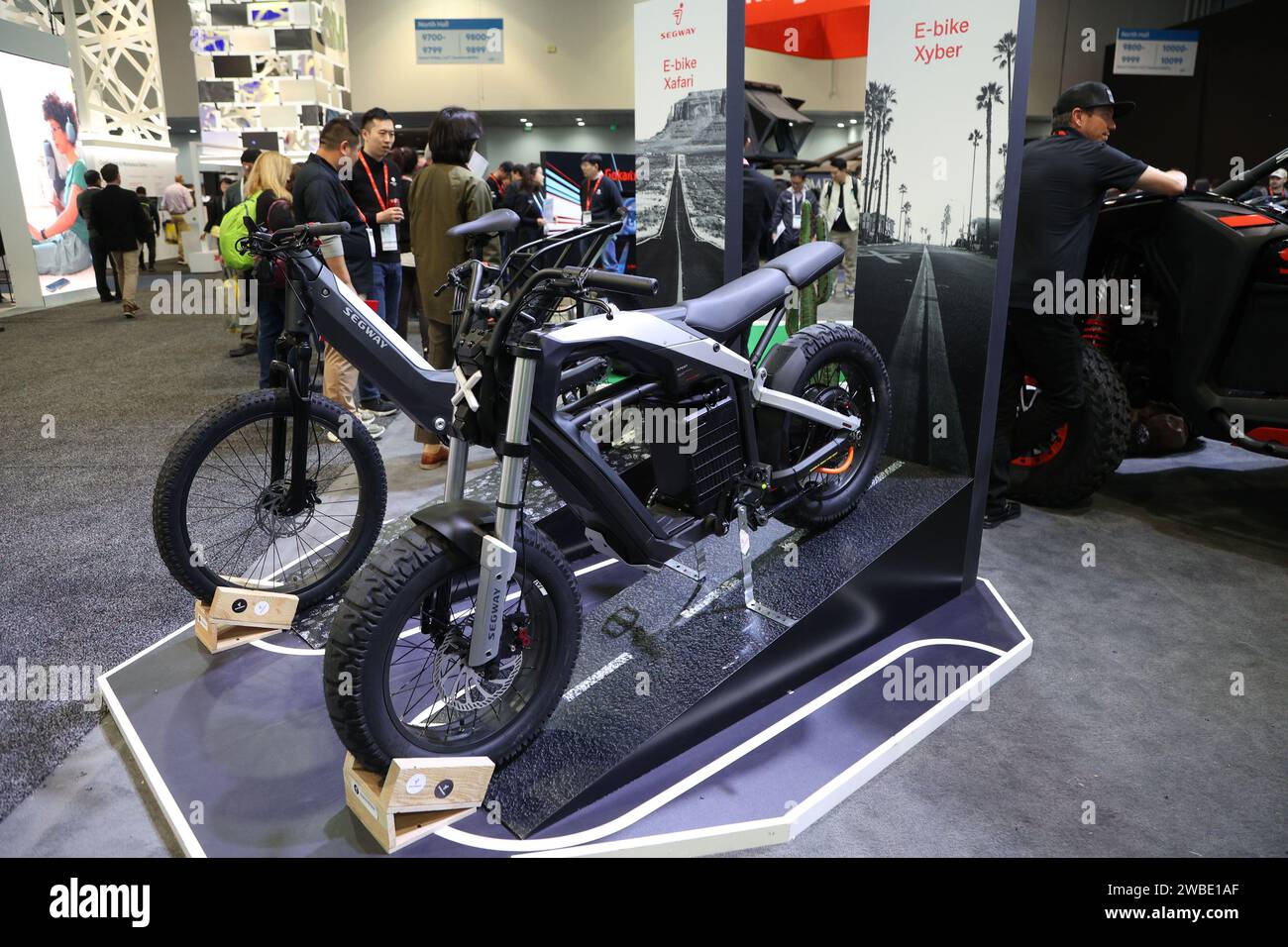 Las Vegas, United States. 09th Jan, 2024. A view of the Xafari (left