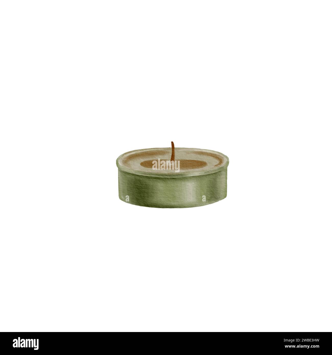 Melted CandleHolder in Bronze Thin Low