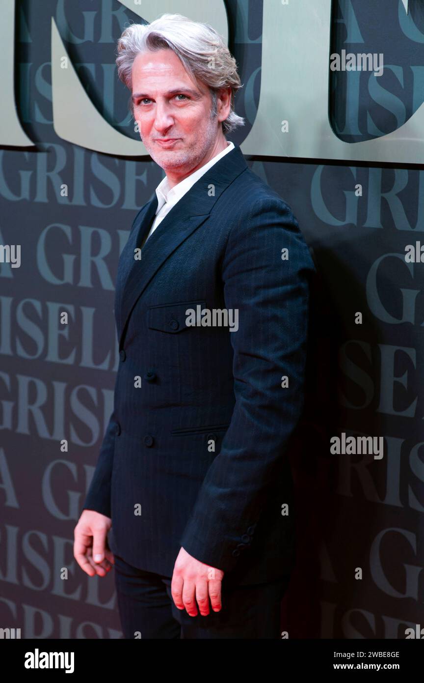 Ernesto Alterio bei der Premiere der Netflix Miniserie 'Griselda' im Cine Callao. Madrid, 09.01.2024 Stock Photo