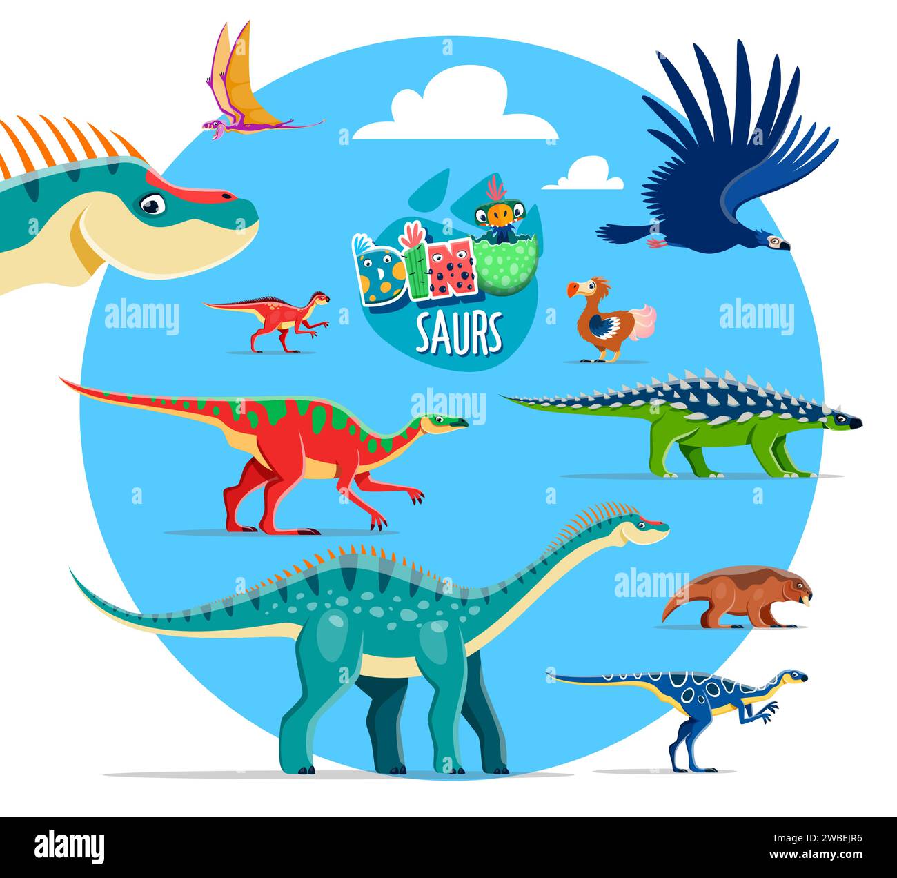 Paralititan dinosaur Stock Vector Images - Alamy
