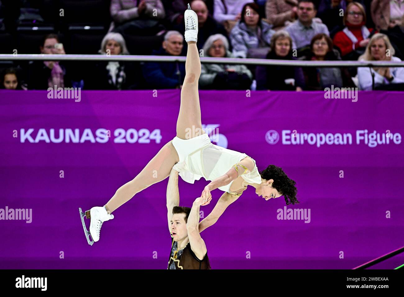 Camille KOVALEV & Pavel KOVALEV (FRA), during Pairs Short Program, at