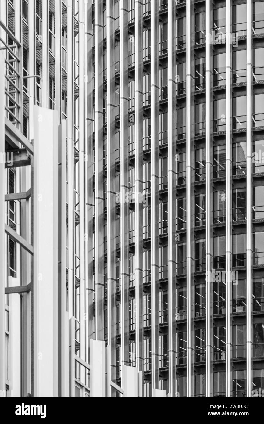 Abstract detail of a modern office building Stock Photo - Alamy