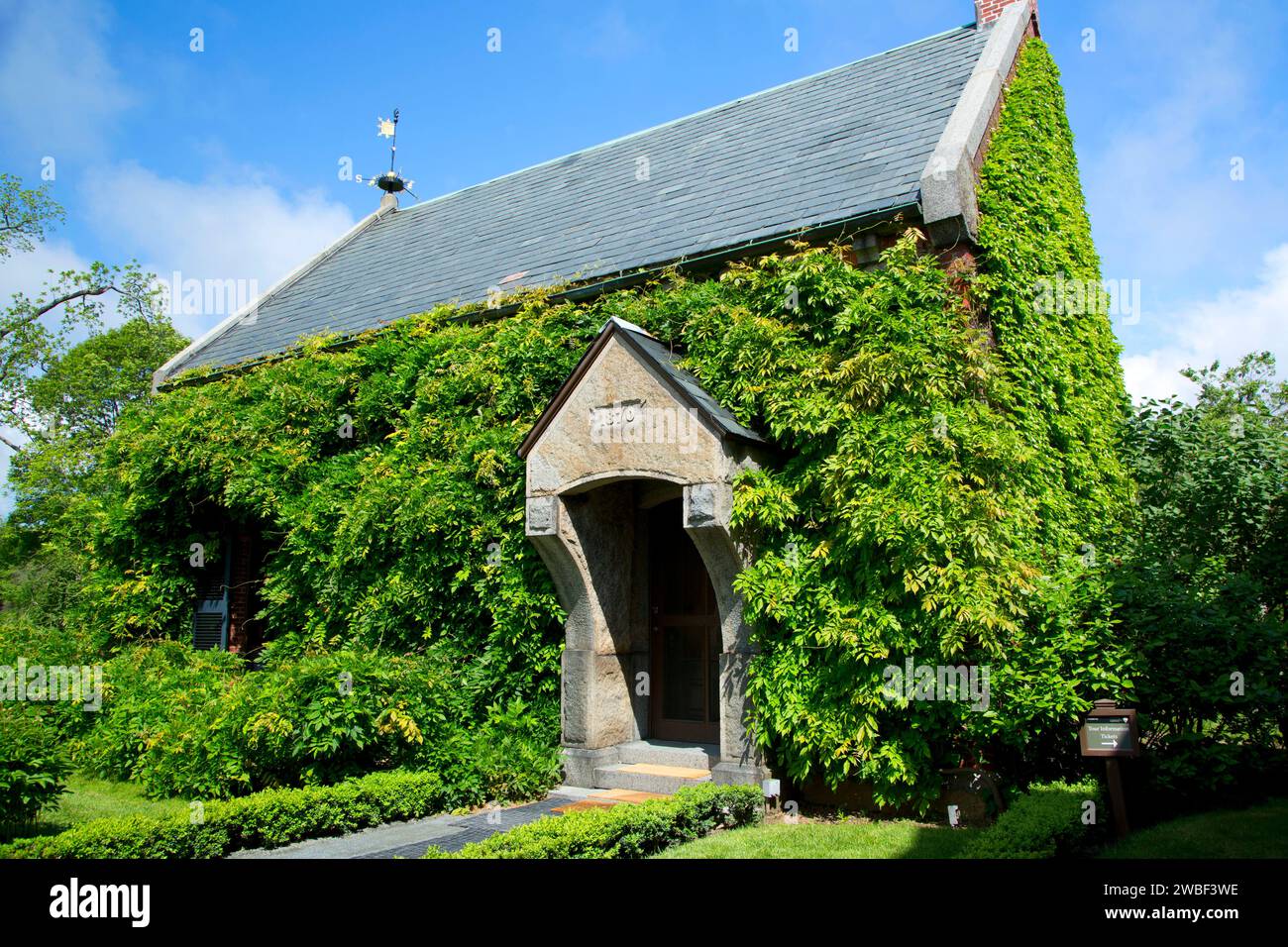 Stone Library, Adams National Historical Park, Quincy, Massachusetts