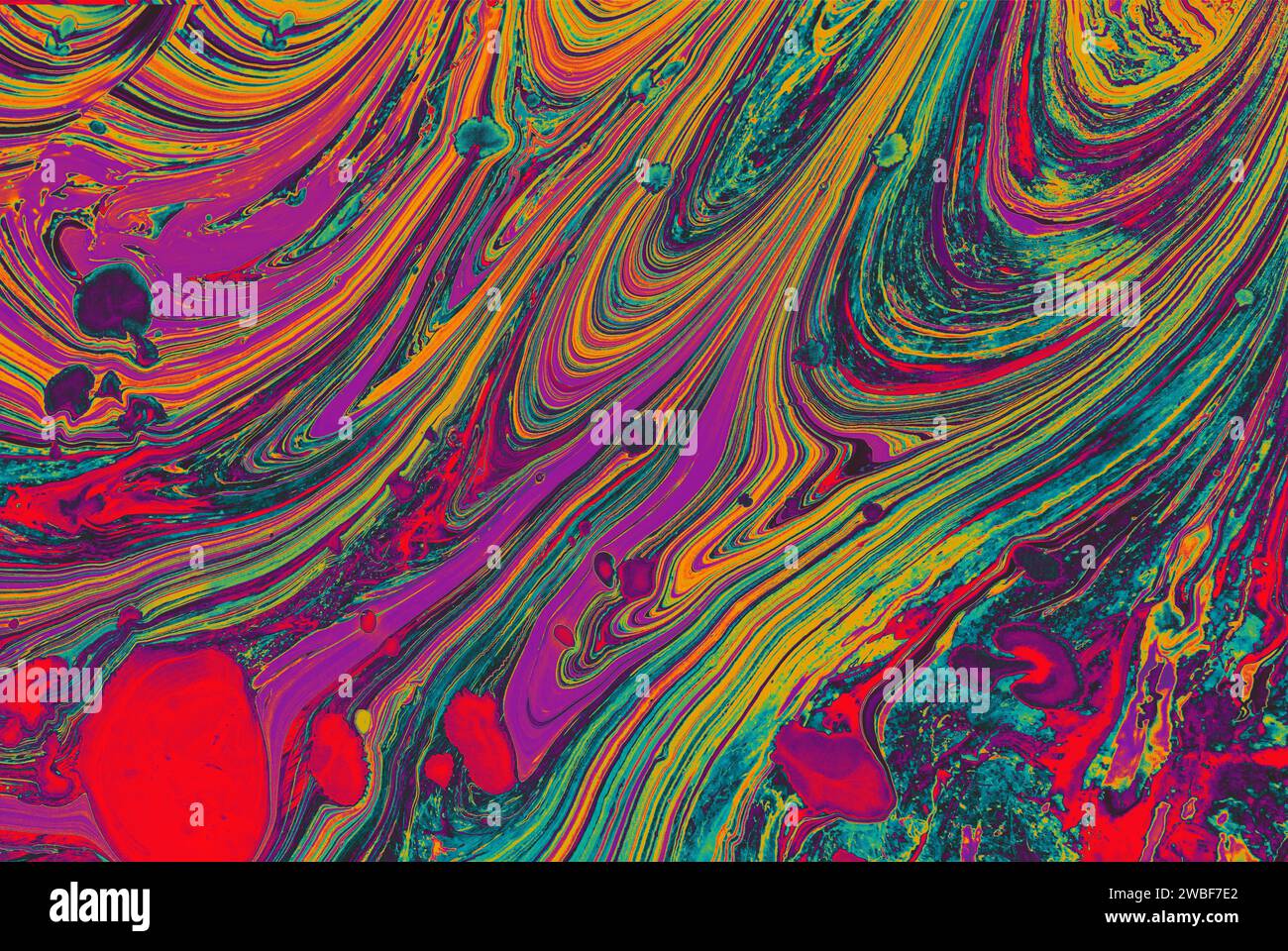 Abstract marbling art patterns as background Stock Photo