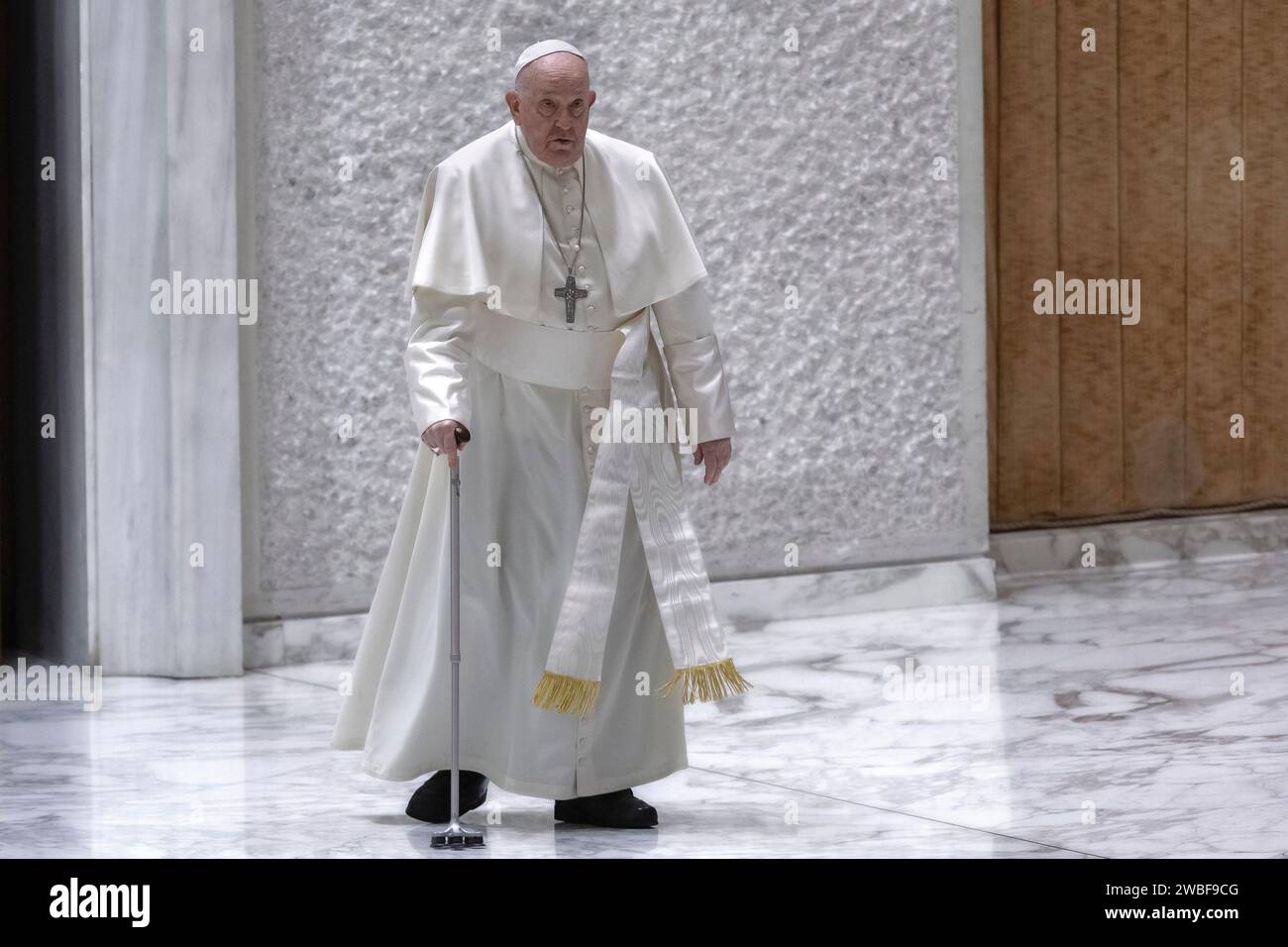 Vatican City Vatican 10 January 2024 Pope Francis During His Weekly   Vatican City Vatican 10 January 2024 Pope Francis During His Weekly General Audience In The Paul Vi Hall At The Vatican Maria Grazia Picciarellaalamy Live News 2WBF9CG 