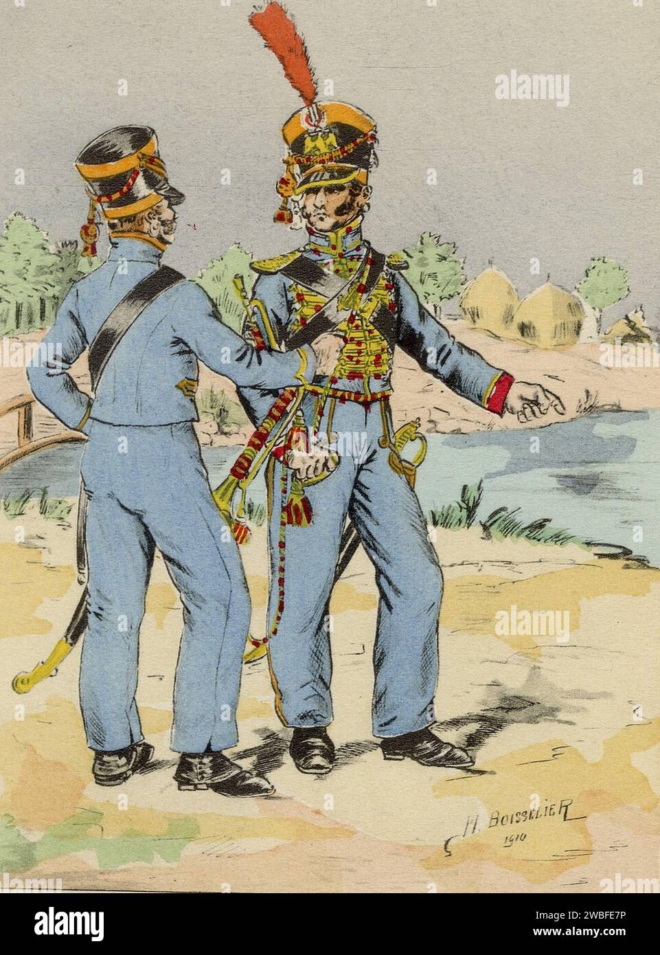 Soldat Mannequin 1er Empire – Dragon Trompette 1807 – C.D.C Mollard – En Boîte