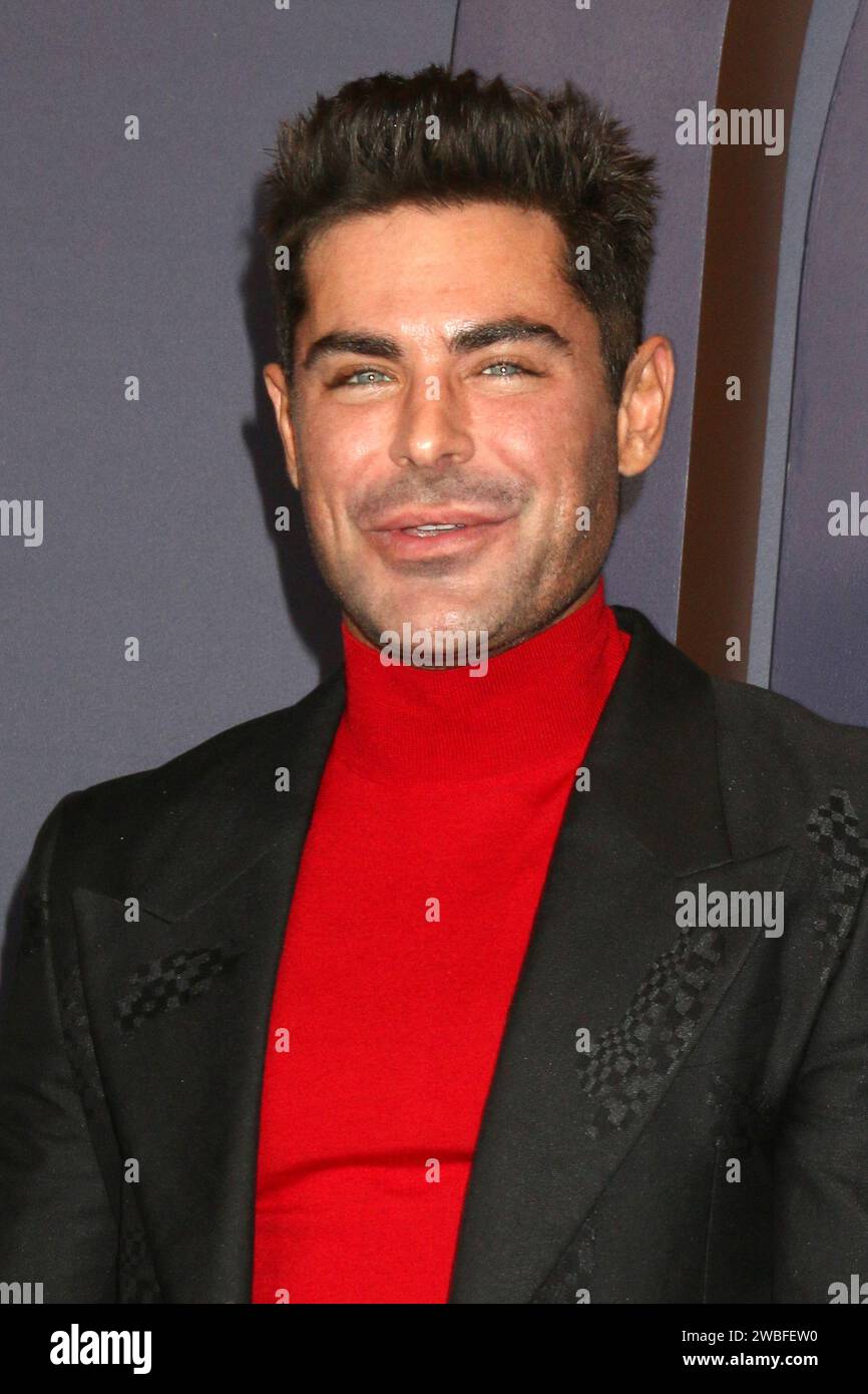 Los Angeles, USA. 09th Jan, 2024. LOS ANGELES JAN 9 Zac Efron at the