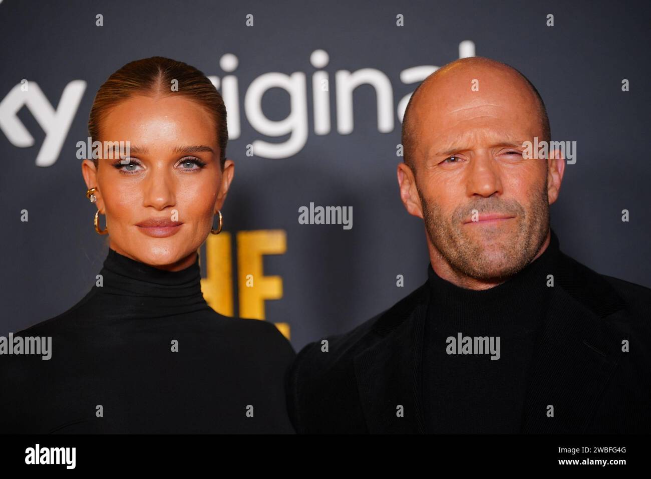 Rosie Huntington-Whiteley and Jason Statham attend the UK premiere of ...
