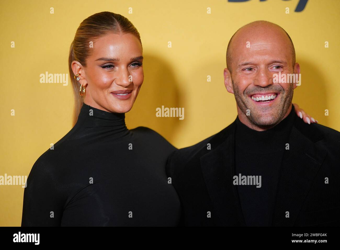 Rosie Huntington-Whiteley and Jason Statham attend the UK premiere of ...