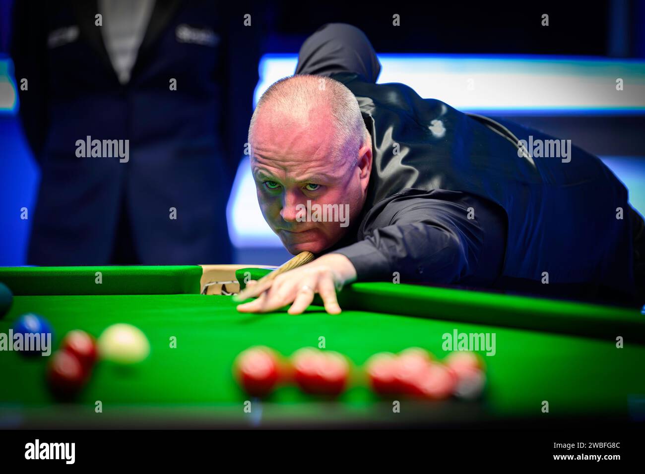 LONDON, UNITED KINGDOM. 10th Jan, 2024. John Higgins in day 3 match
