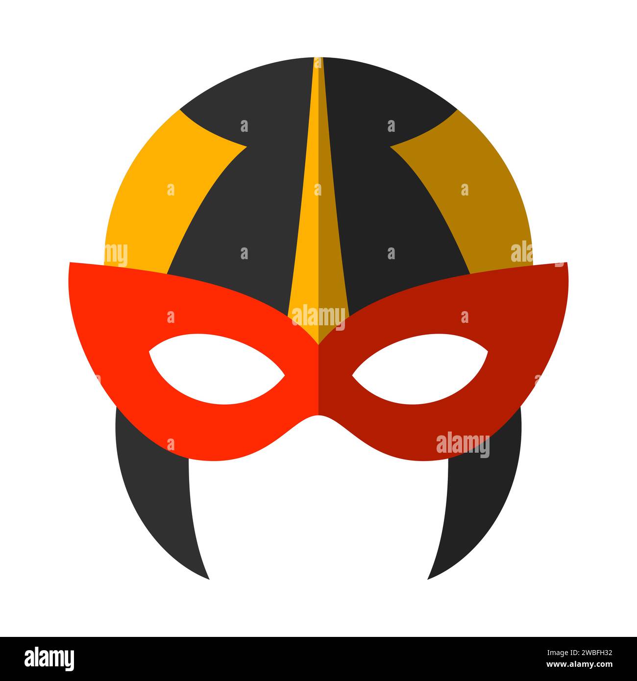 Super hero mask. Superhero face masque and masking cartoon character