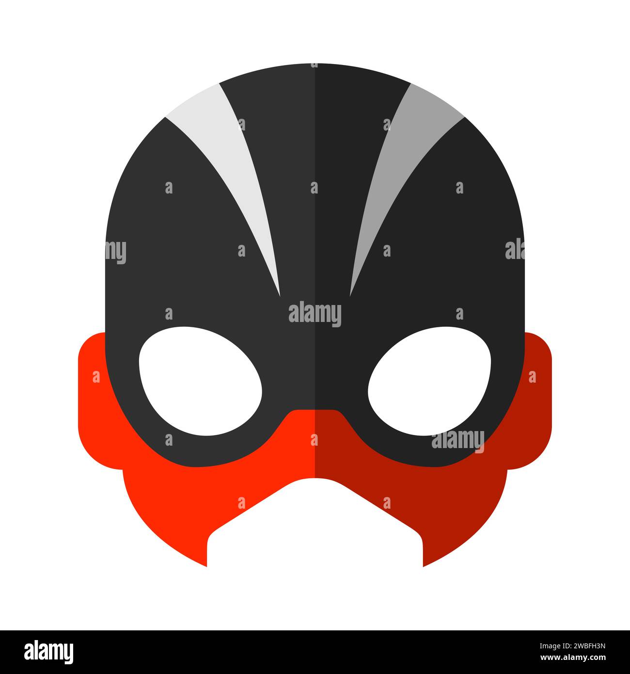 Super hero mask. Superhero face masque and masking cartoon character