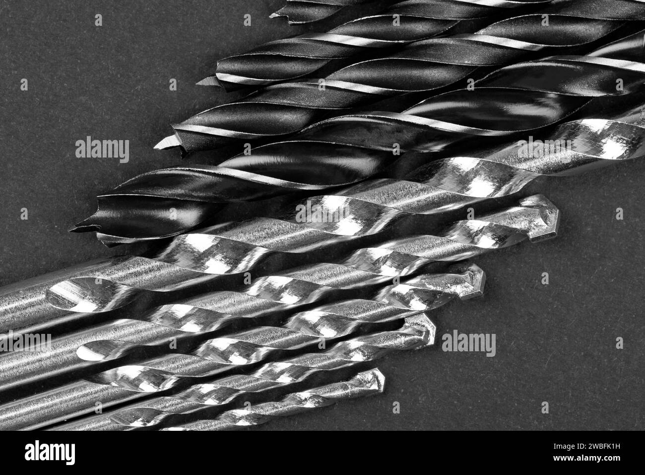 Set of drill bits hi-res stock photography and images - Alamy