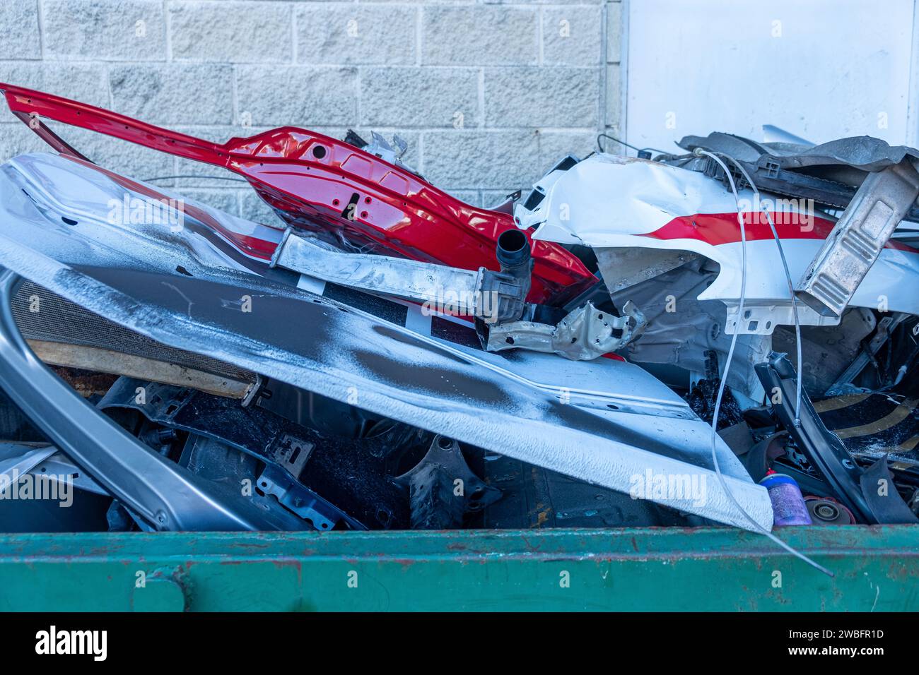 Car junkyard pile hi-res stock photography and images - Alamy