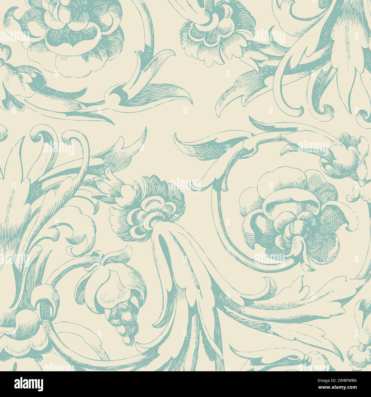 Pretty Historic Patterns Historical floral pattern background design Stock Vector Image & Art ...