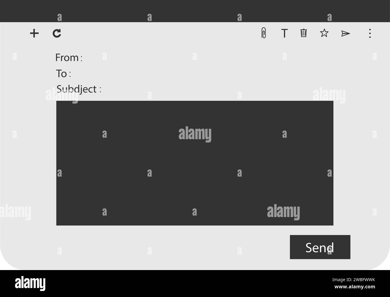 Text inbox Stock Vector Images - Alamy