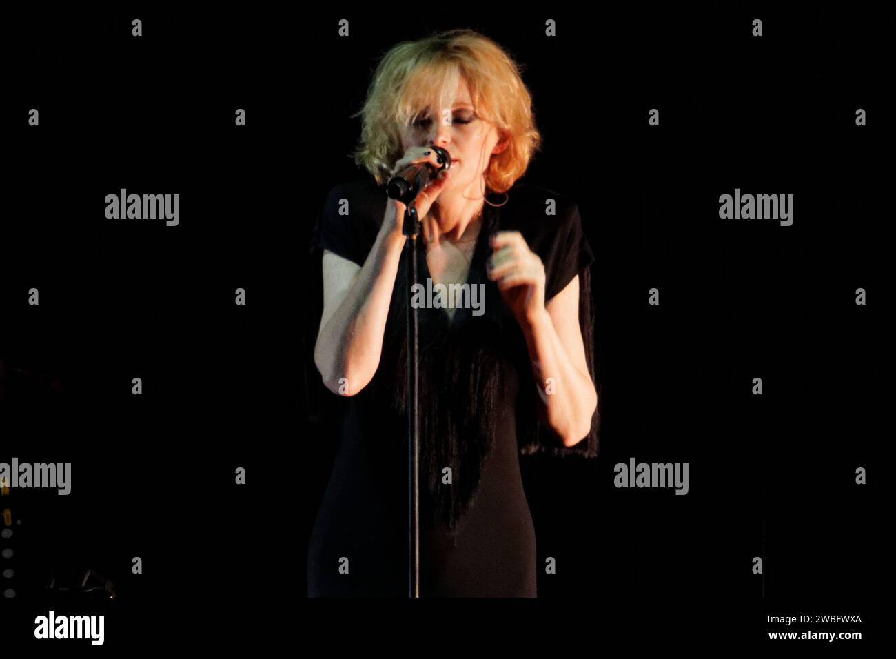 Goldfrapp in concert Stock Photo
