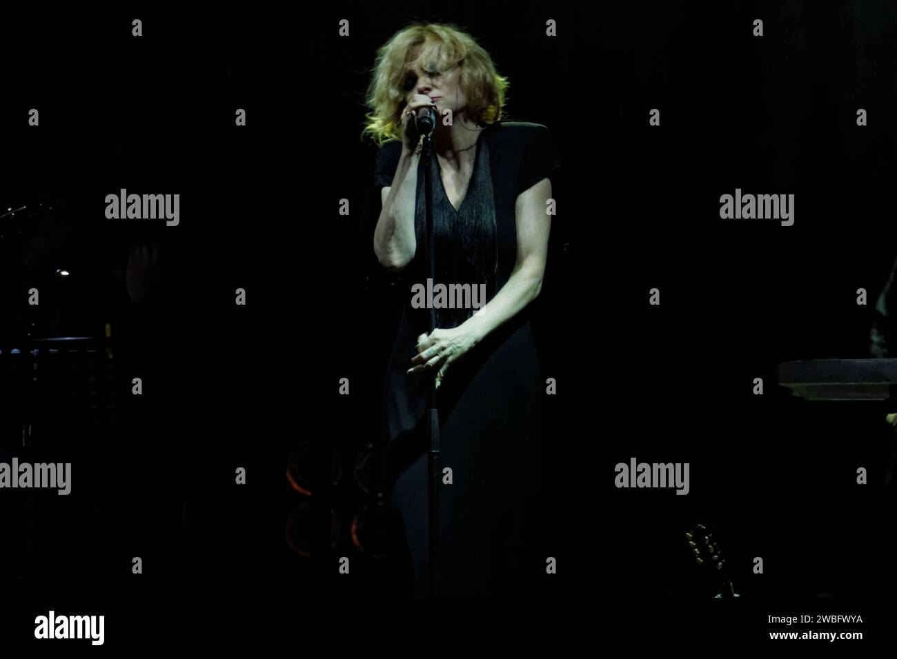 Goldfrapp in concert Stock Photo