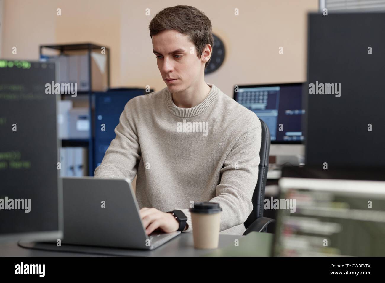 Project management man using hi-res stock photography and images - Alamy