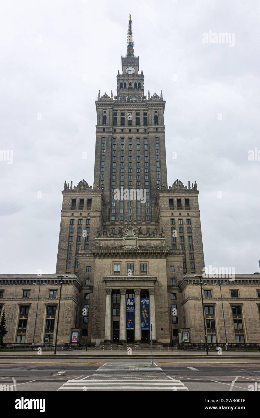 Warsaw, Poland. The Palace of Culture and Science (Palac Kultury i ...