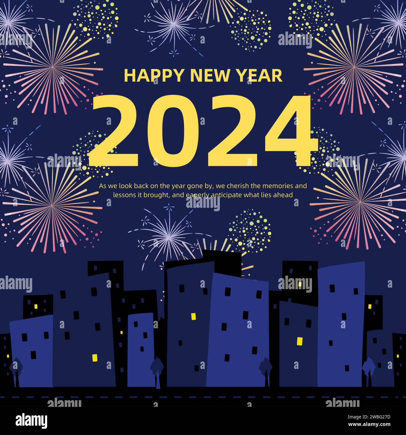 Construction concept 2024, preparations to 2024. Happy New Year