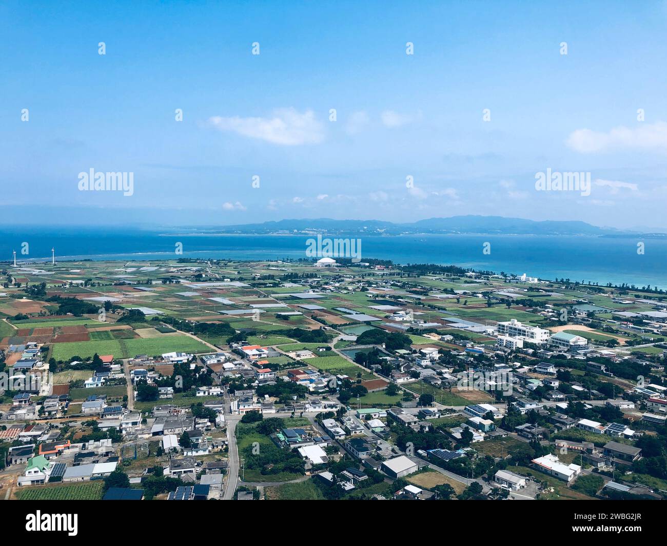 Aerial small town surrounded hi-res stock photography and images - Alamy