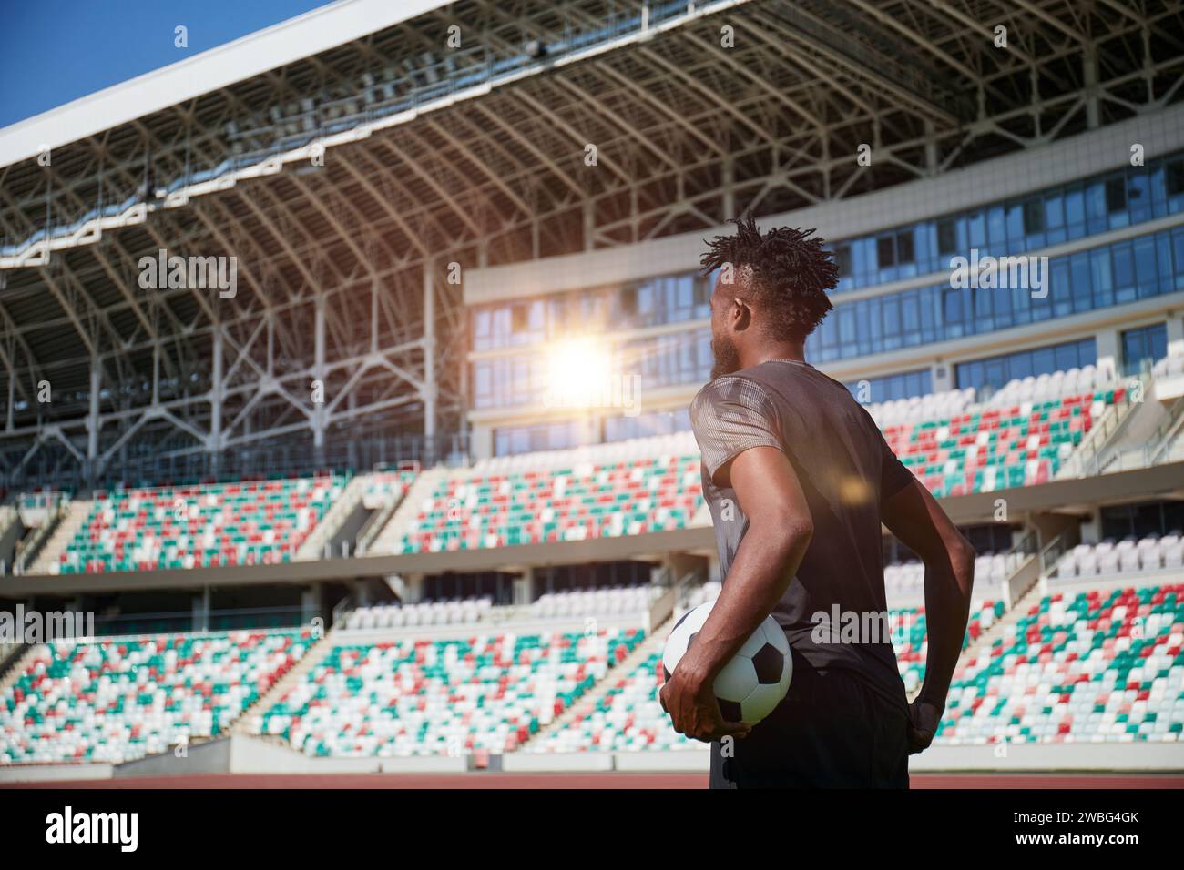 African american player tying hi-res stock photography and images - Alamy