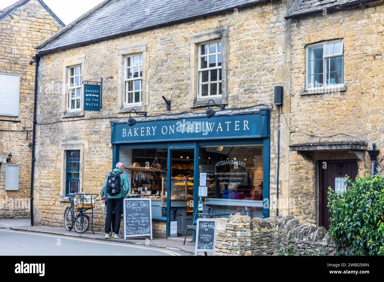 Bourton on the Water Cotswolds village in Gloucestershire, Bakery on