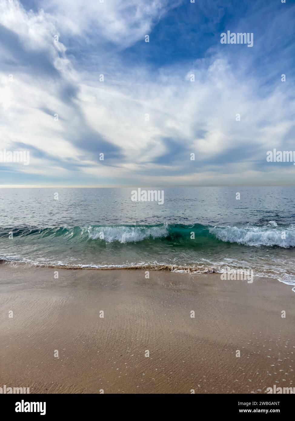 A blue sky with scattered clouds hi-res stock photography and images ...