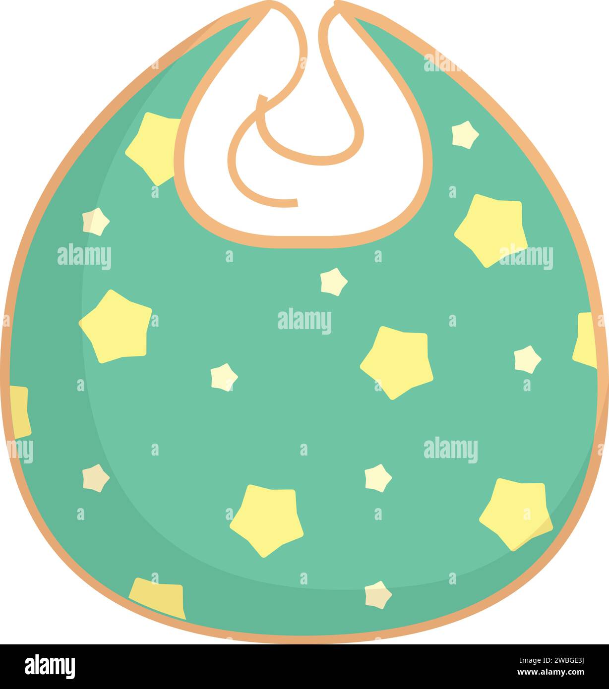 Bib & Burp cloth set - Cowboys print main image 1