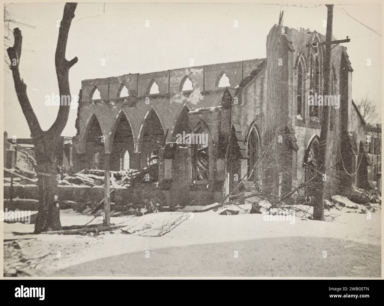 1917 photo postcard of soldiers at building destroyed in Halifax explosion 1917 photo postcard of soldiers at building destroyed in Halifax explosion