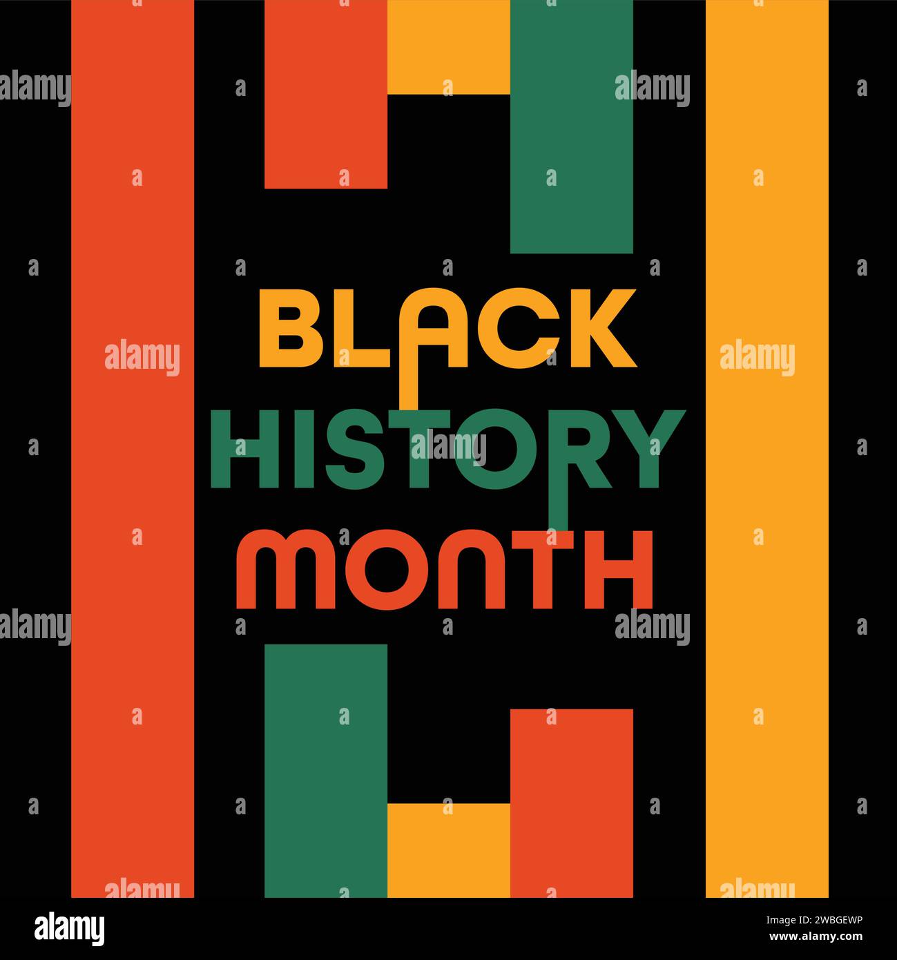 black history month retro 2